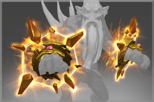 Autographed Golden Bracers of Forlorn Precipice