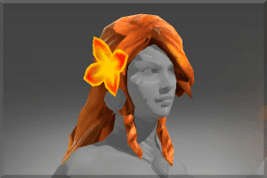 Frozen Braid of Fiery Curls